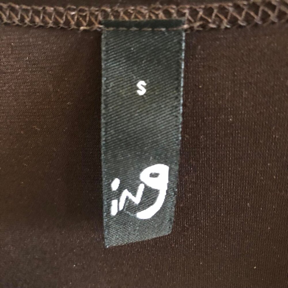 Ing Deep V Crossover Tunic Top Flutter-Sleeves Br… - image 5